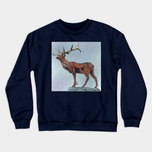 Magnificent Elk Crewneck Sweatshirt